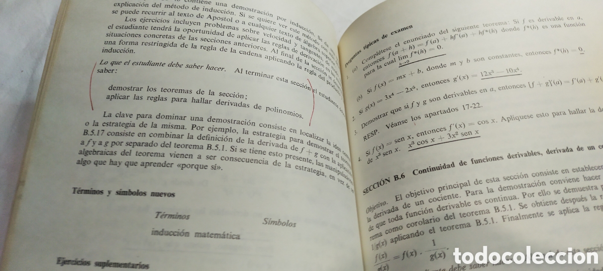 Libros de segunda mano de ciencias: Suplemento al curso programado de c&aacute;lculo. David merriell - Foto 8