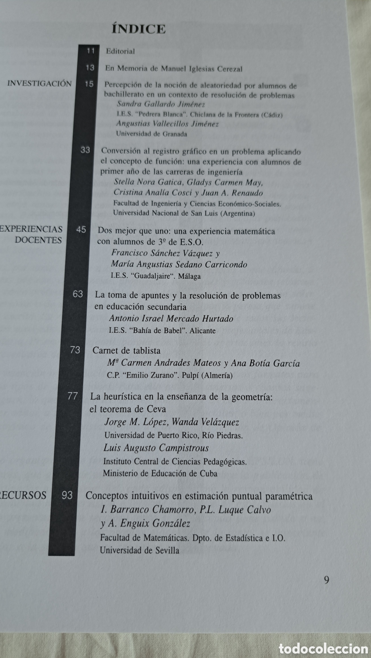 Libros de segunda mano de ciencias: Revista EPSILON n&deg; 55. - Foto 3