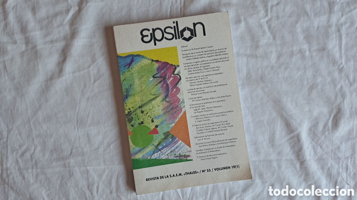 Libros de segunda mano de ciencias: Revista EPSILON n&deg; 55. - Foto 1