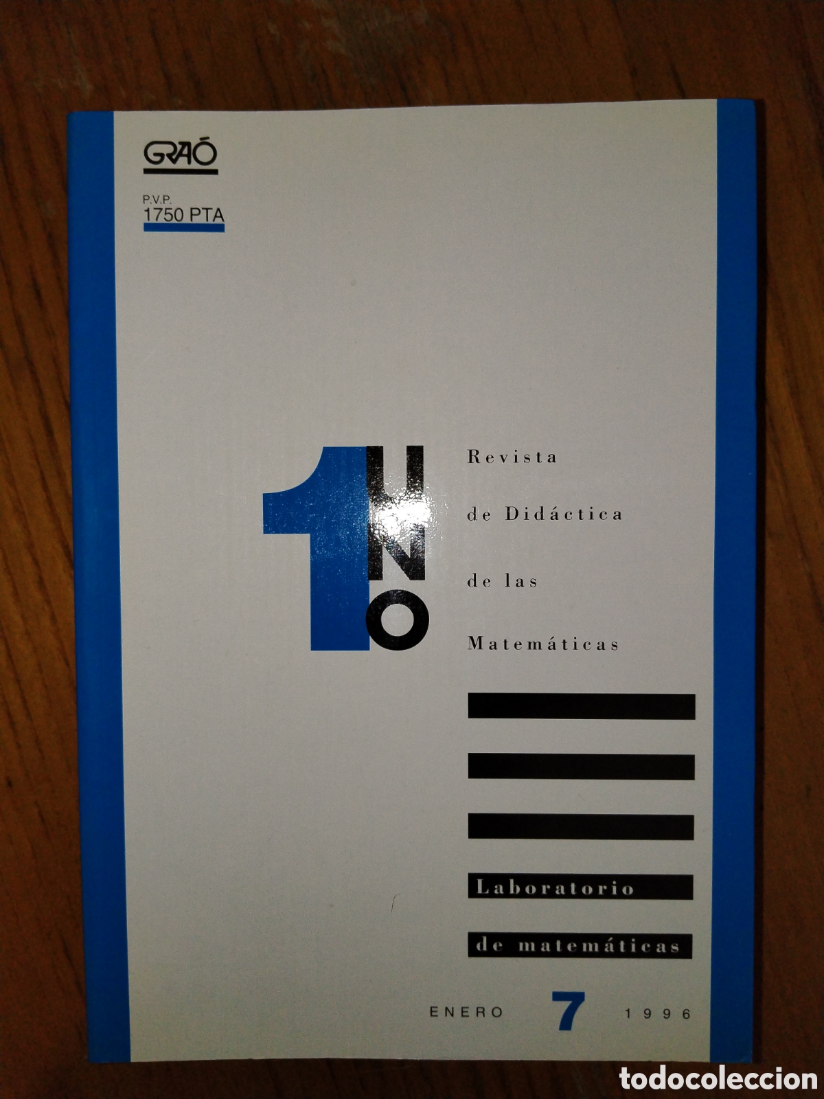 Libros de segunda mano de ciencias: Revista Uno 7. Laboratorio de matem&aacute;ticas. Enero1995 - Foto 1