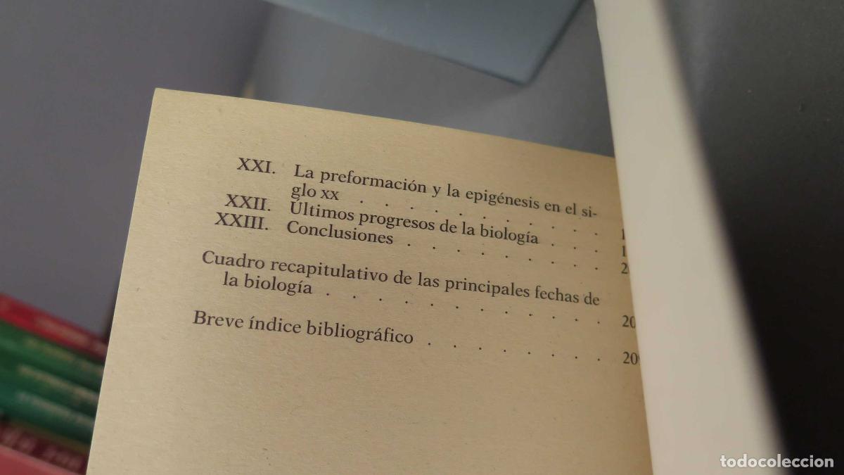 Libros de segunda mano: Introducci&oacute;n a la historia de la biolog&iacute;a. Jean Rostand - Foto 3