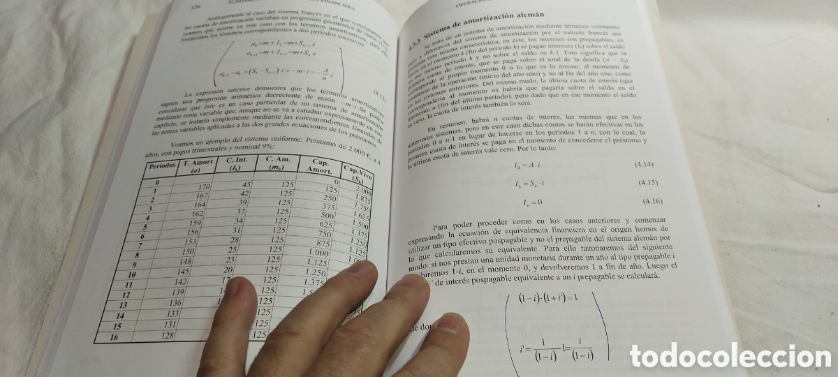 Libros de segunda mano de ciencias: Fundamentos de matem&aacute;tica financiera. Descl&eacute;e de brouwer. - Foto 4
