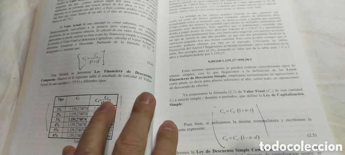 Libros de segunda mano de ciencias: Fundamentos de matem&aacute;tica financiera. Descl&eacute;e de brouwer. - Foto 7