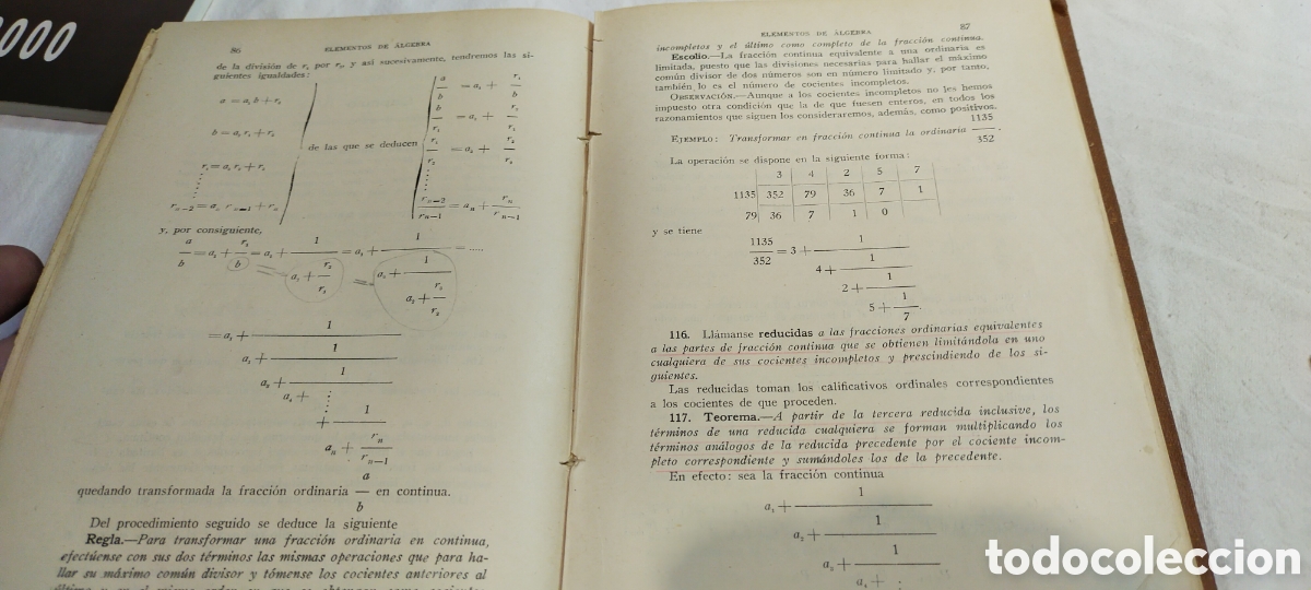 Libros de segunda mano de ciencias: &Aacute;lgebra. Adoraci&oacute;n Ruiz Tapiador. Matem&aacute;ticas - Foto 3