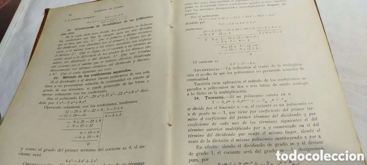 Libros de segunda mano de ciencias: &Aacute;lgebra. Adoraci&oacute;n Ruiz Tapiador. Matem&aacute;ticas - Foto 4