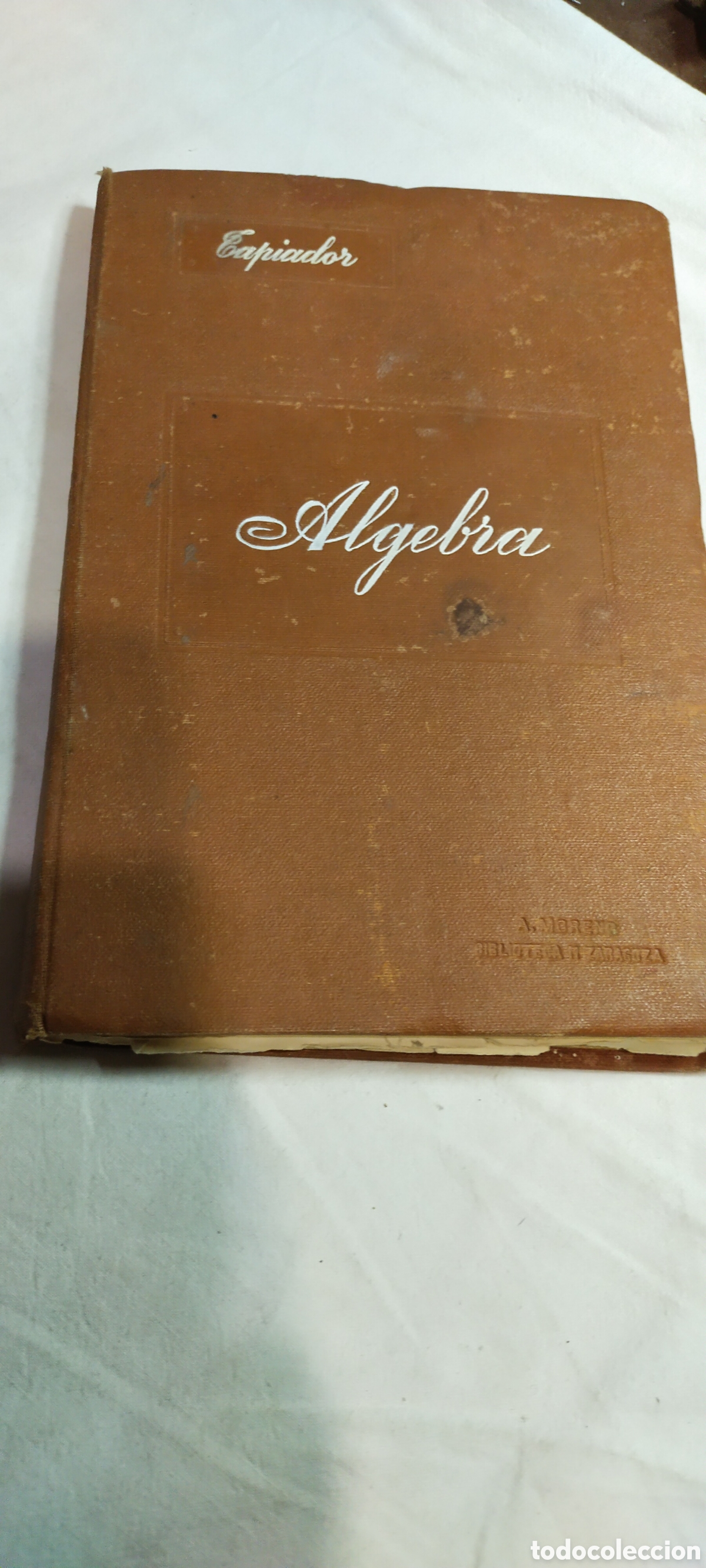 Libros de segunda mano de ciencias: &Aacute;lgebra. Adoraci&oacute;n Ruiz Tapiador. Matem&aacute;ticas - Foto 1