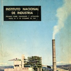 Libri di seconda mano: INSTITUTO NACIONAL DE INDUSTRIA. RESUMEN 1961. MINAS, PETRÓLEO, INDUSTRIAS
