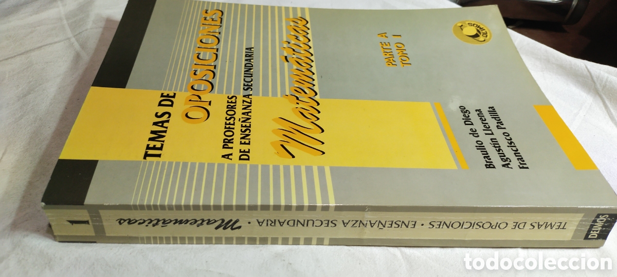 Libros de segunda mano de ciencias: Temas de oposiciones a profesores de ense&ntilde;anza secundaria matem&aacute;ticas. - Foto 2