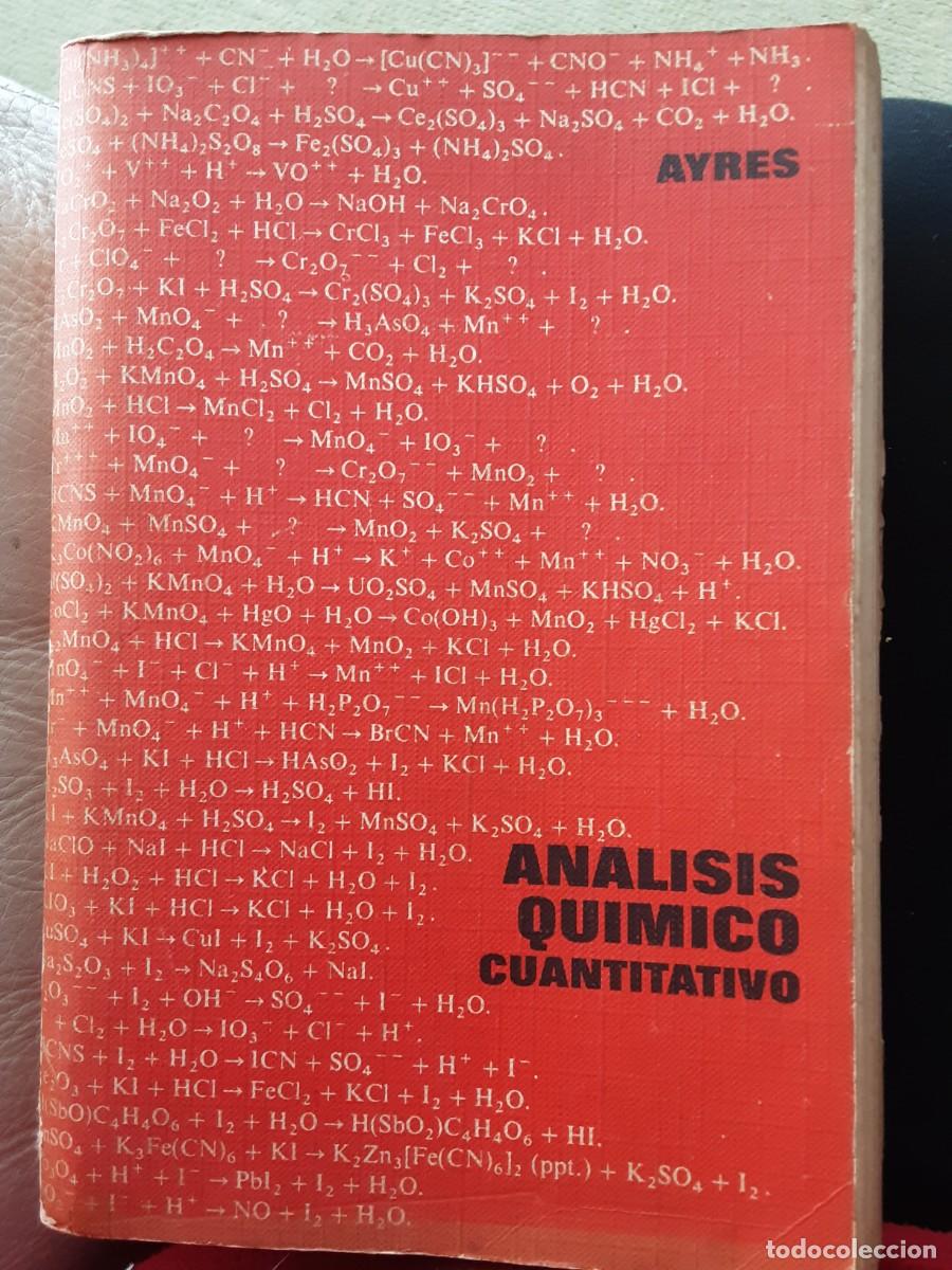 Libros de segunda mano de ciencias: ANALISIS QUIMICO CUANTITATIVO - Foto 1