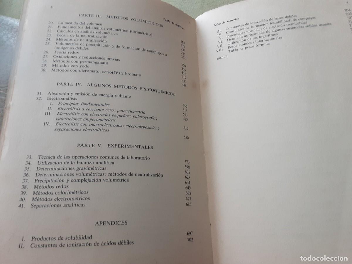 Libros de segunda mano de ciencias: ANALISIS QUIMICO CUANTITATIVO - Foto 4