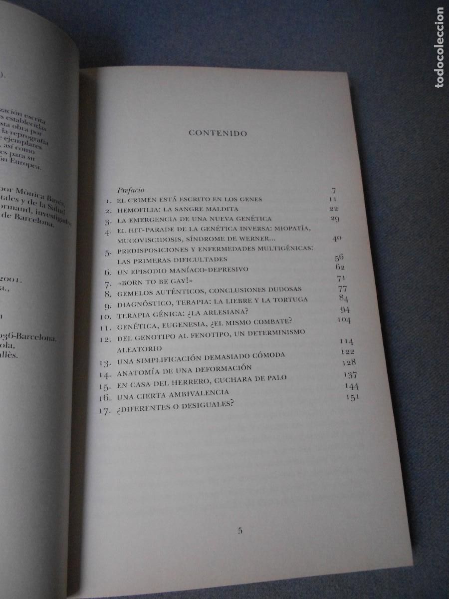 Libros de segunda mano: LOS IMPOSTORES DE LA GENETICA - Foto 3