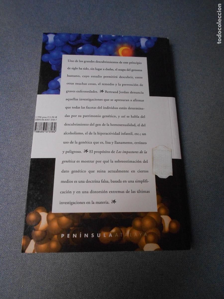 Libros de segunda mano: LOS IMPOSTORES DE LA GENETICA - Foto 5