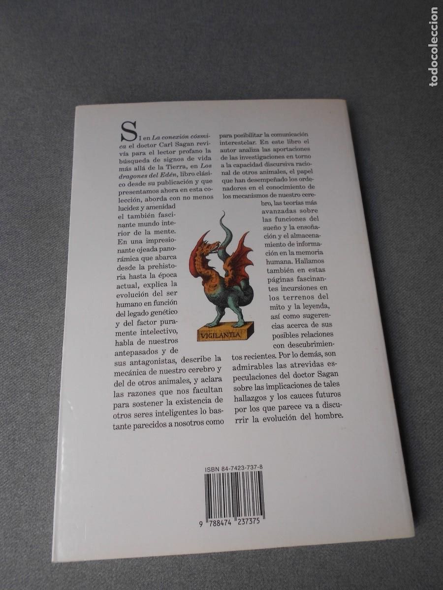 Libros de segunda mano de ciencias: LOS DRAGONES DEL EDEN - Foto 7