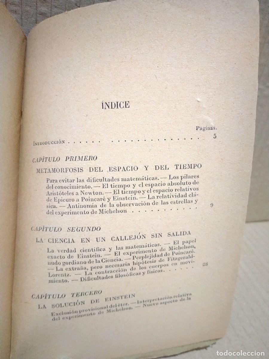 Libros de segunda mano de ciencias: CARLOS NORDMANN. EINSTEIN Y EL UNIVERSO .EDICIONES ESPA&Ntilde;OLAS HACHETTE - Foto 2
