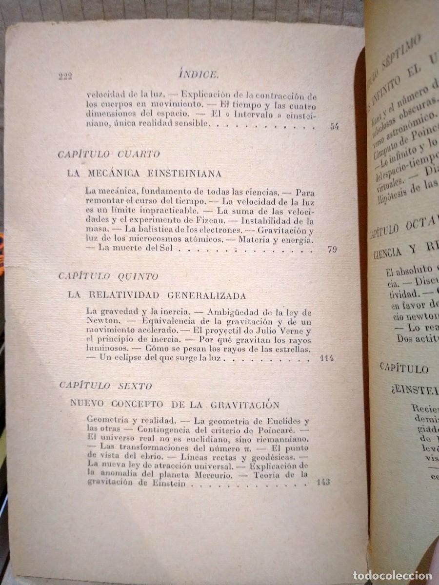 Libros de segunda mano de ciencias: CARLOS NORDMANN. EINSTEIN Y EL UNIVERSO .EDICIONES ESPA&Ntilde;OLAS HACHETTE - Foto 3