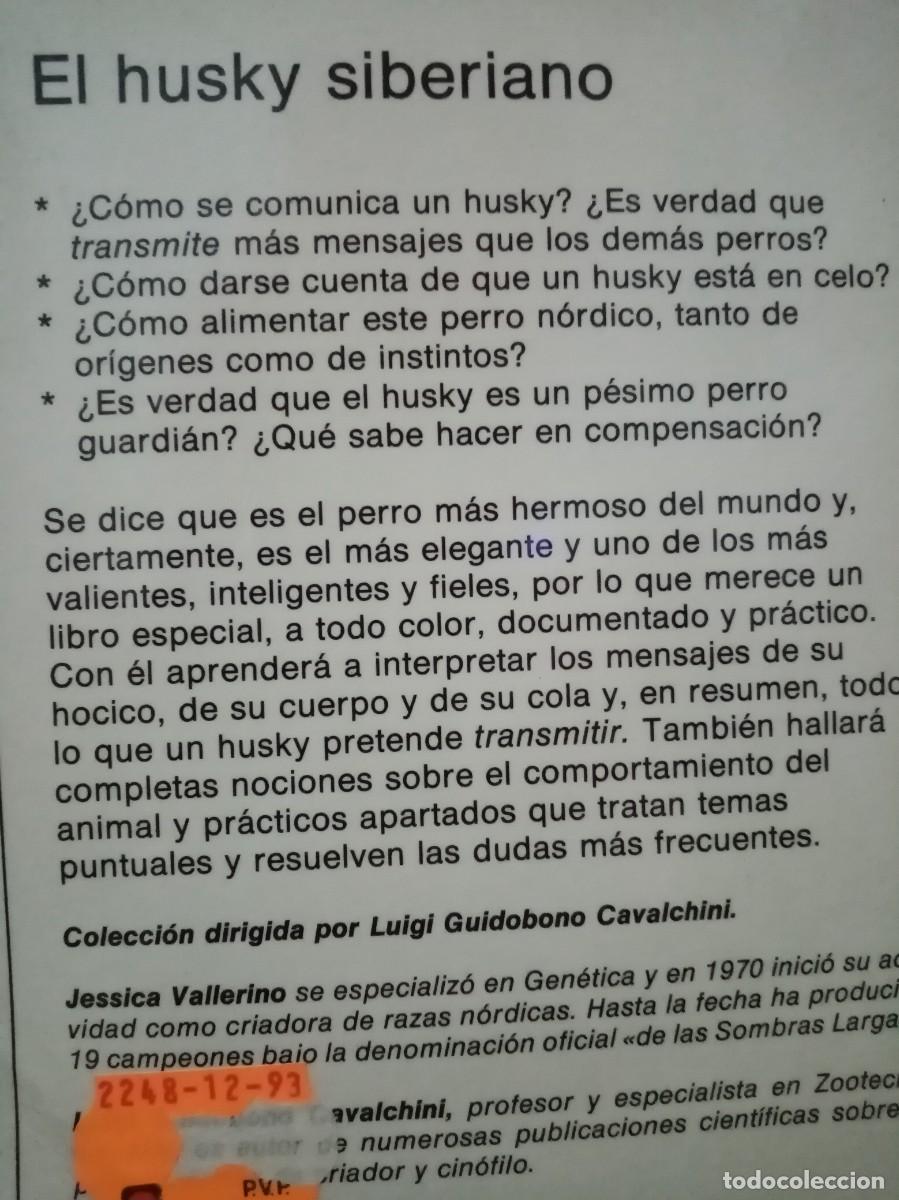 Libros de segunda mano: EL HUSKY SIBERIANO perros de raza - Foto 4