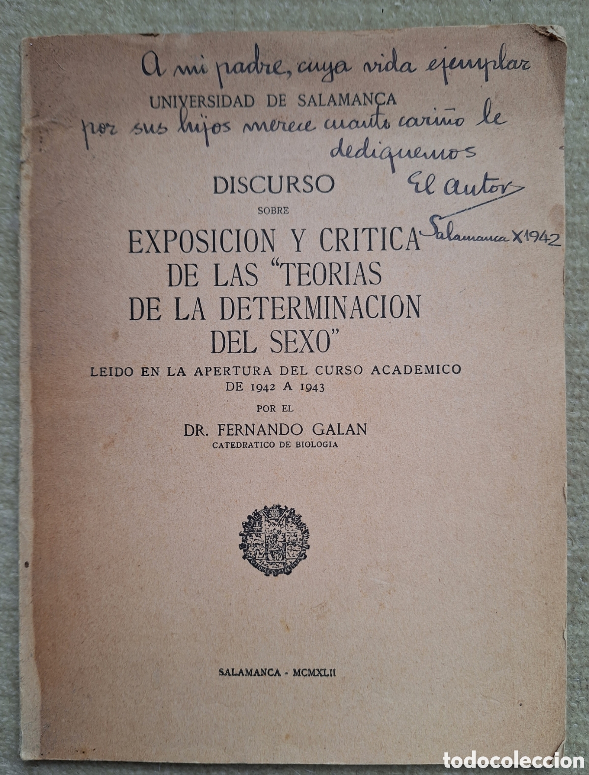 exposición y crítica teorías determinación del - Compra venta en  todocoleccion