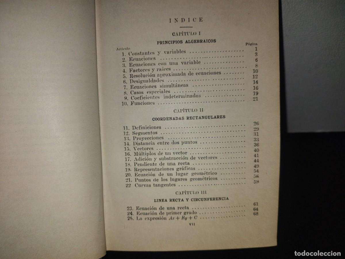 Libros de segunda mano de ciencias: 191- GEOMETR&Iacute;A ANAL&Iacute;TICA - H. B. PHILLIPS - 1956 - Foto 6