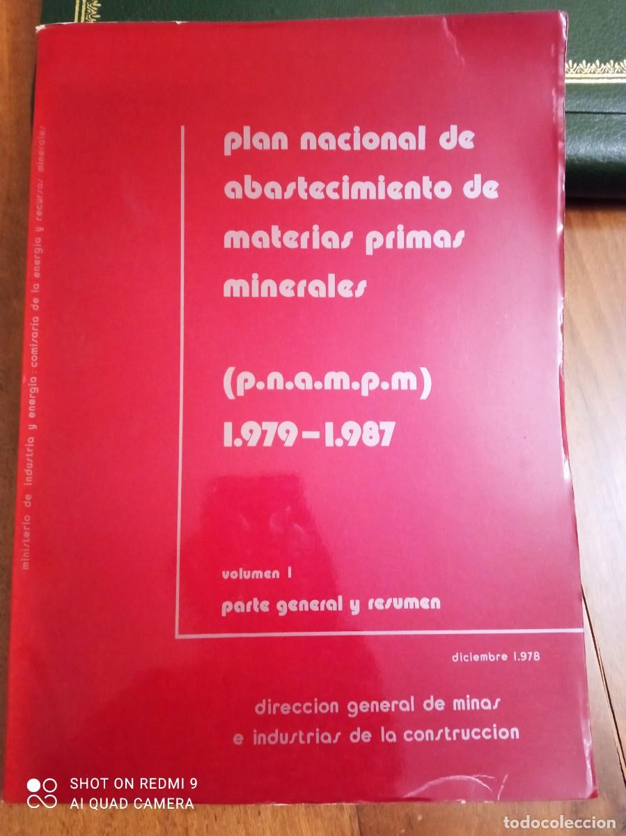 Gebrauchte B&uuml;cher der Wissenschaften: PLAN NACIONAL DE ABASTECIMIENTO DE MATERIAS PRIMAS MINERALES.