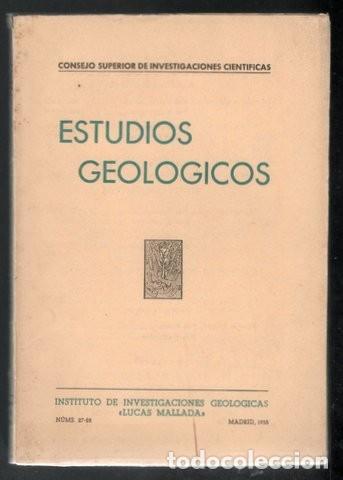 Libros de segunda mano: ESTUDIOS GEOLOGICOS N&ordm; 27-28. - Foto 1