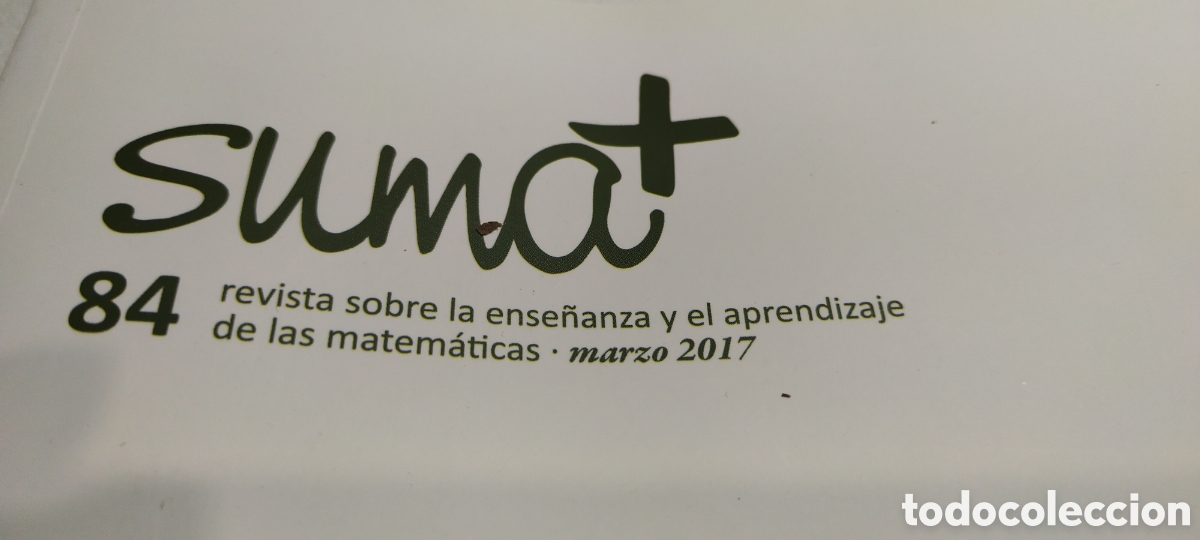 Libros de segunda mano de ciencias: Suma 84. Matem&aacute;ticas. - Foto 2