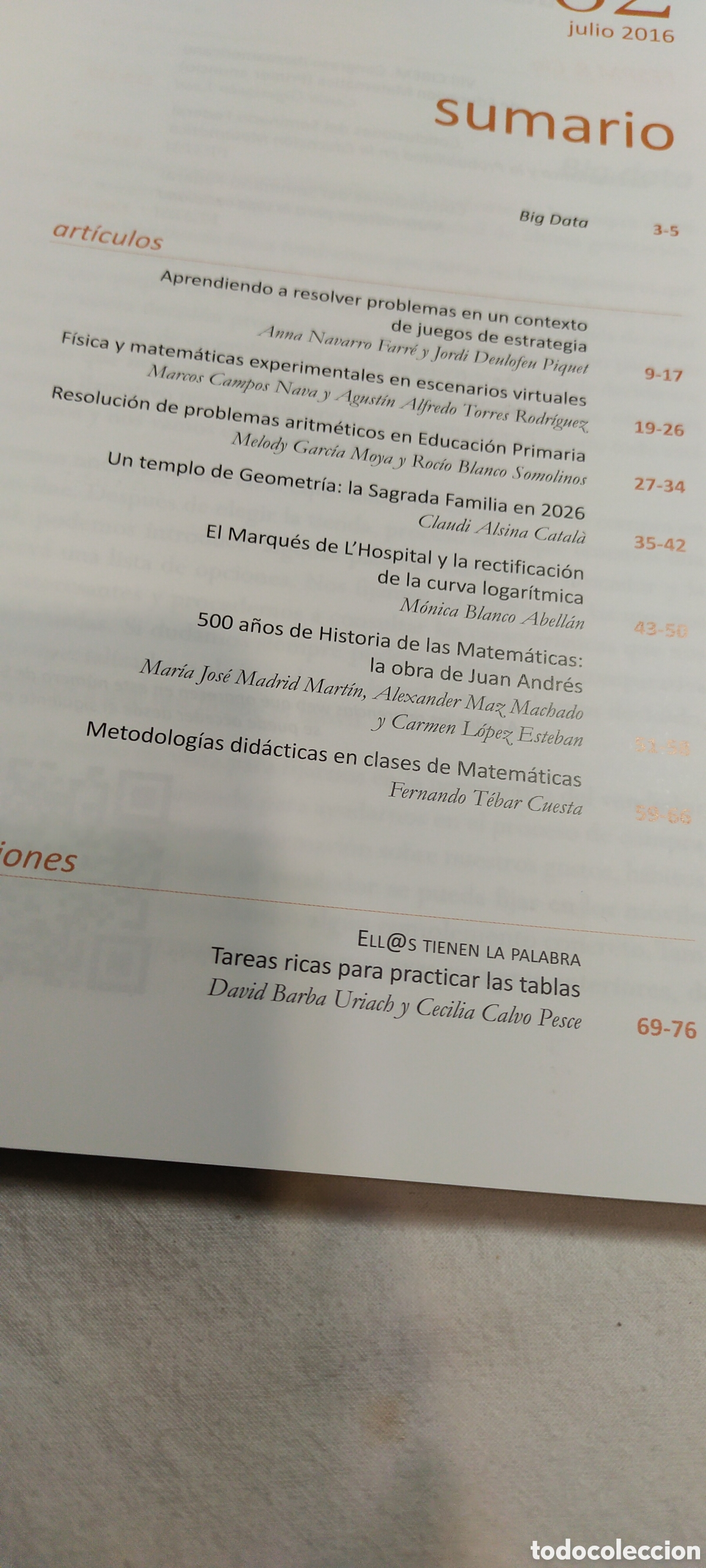Libros de segunda mano de ciencias: Suma 82. Matem&aacute;ticas - Foto 3