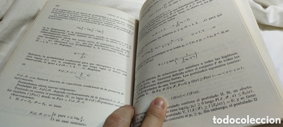 Libros de segunda mano de ciencias: C&aacute;lculo de probabilidades. Renyl Reverte. matem&aacute;ticas - Foto 3