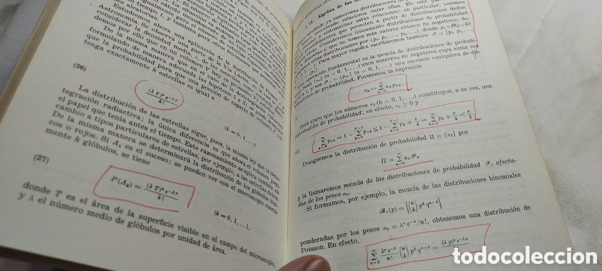 Libros de segunda mano de ciencias: C&aacute;lculo de probabilidades. Renyl Reverte. matem&aacute;ticas - Foto 5