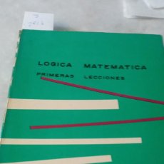 Libros de segunda mano de Ciencias: LÓGICA MATEMÁTICA (MARTÍNEZ FREIRE) Z 2816