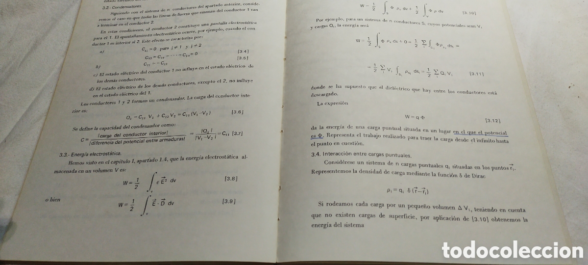 Libros de segunda mano de ciencias: Problemas de campos electromagn&eacute;ticos. Benito. Matem&aacute;ticas - Foto 4