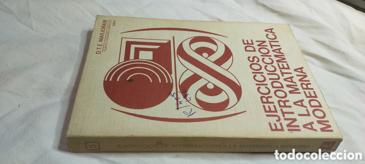 Libros de segunda mano de ciencias: Ejercicios de introducci&oacute;n a la matem&aacute;tica moderna. Marjoram. labor - Foto 2