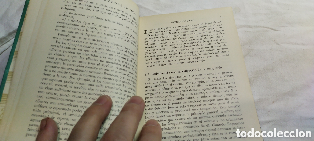 Libros de segunda mano de ciencias: Estudio matem&aacute;tico de las colas. Cox Smith. Matem&aacute;ticas.uteha - Foto 3