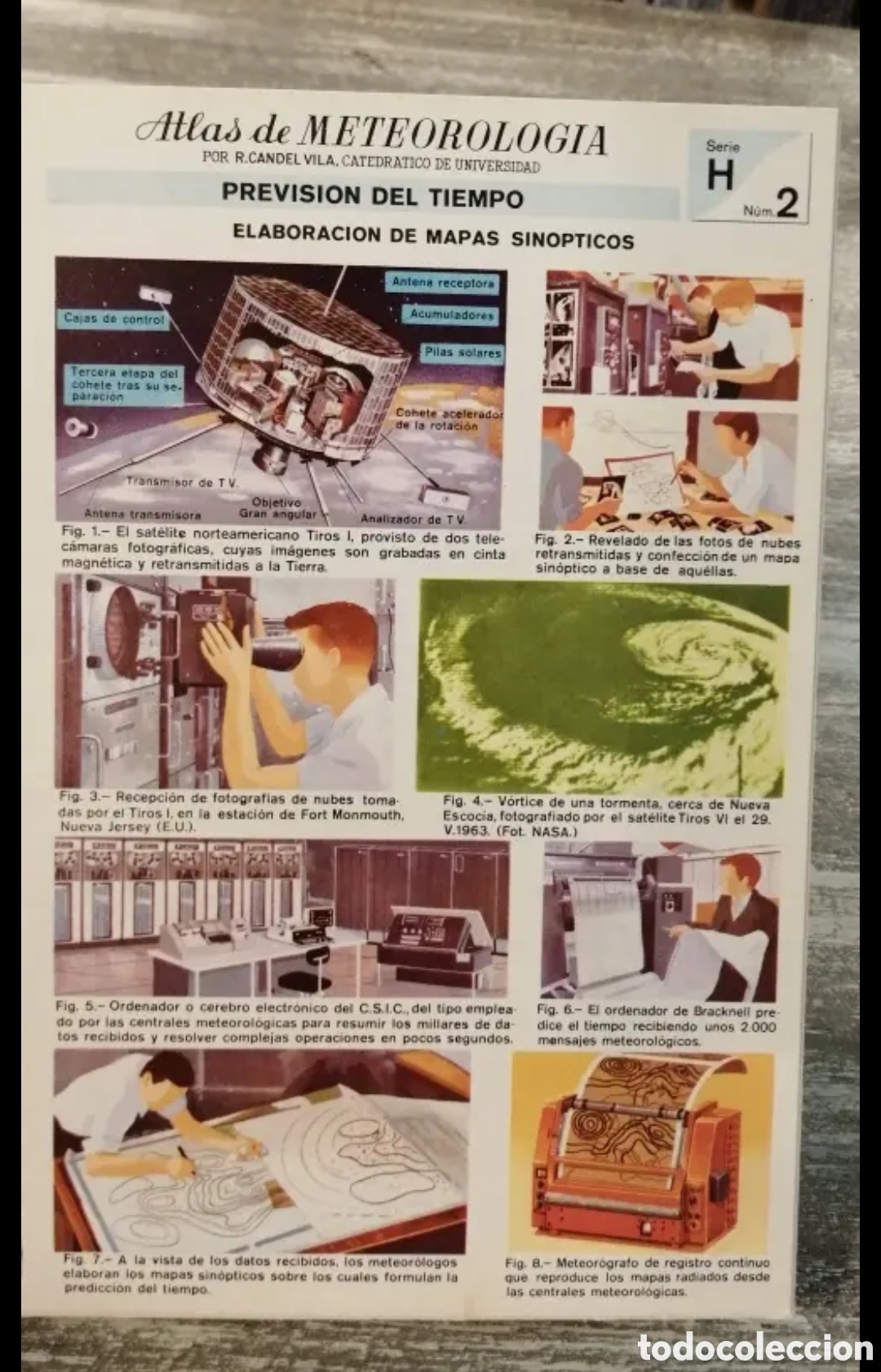 Libros de segunda mano de ciencias: Atlas de meteorolog&iacute;a Ediciones Jover 1977. ilustrado - Foto 8