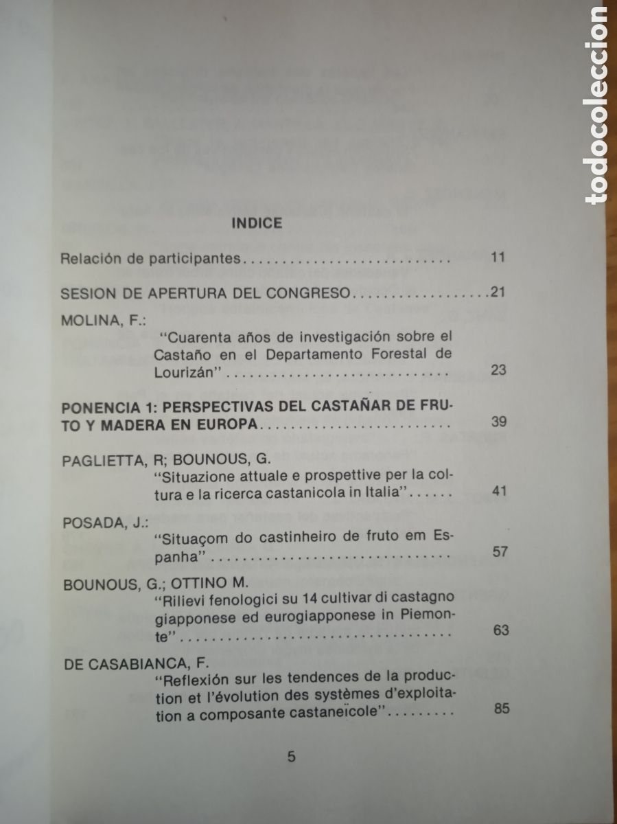 Libros de segunda mano: Congreso Internacional sobre el Casta&ntilde;o. - Foto 4