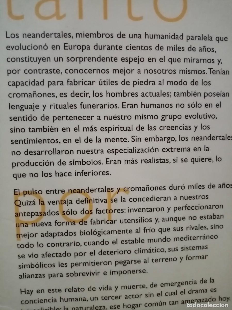 Libros de segunda mano: EL COLLAR DEL NEANDERTAL - Foto 4
