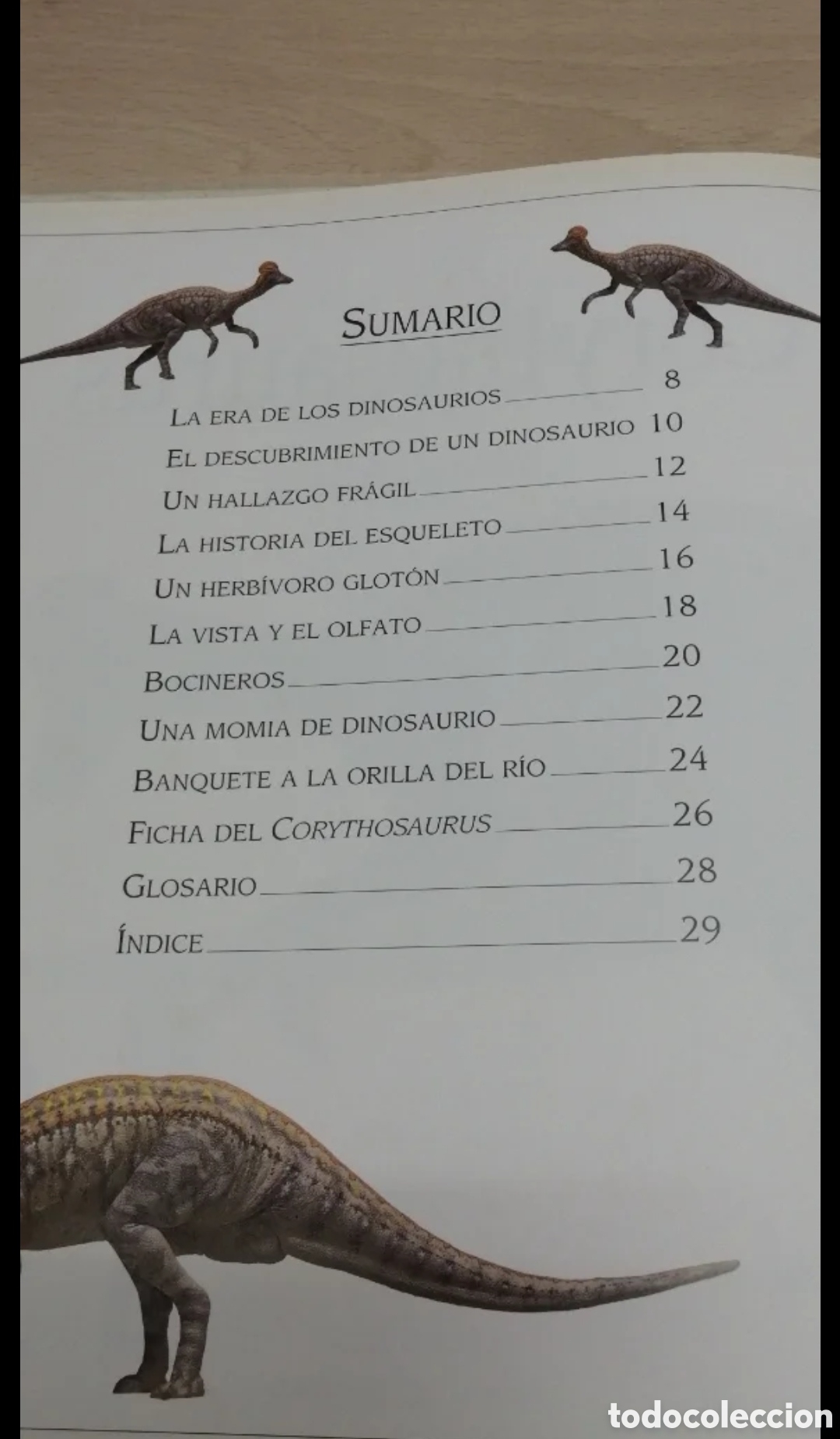 Libros de segunda mano: Corythosaurus Dinosaurio con cresta Plaza Joven 1993 - Foto 4