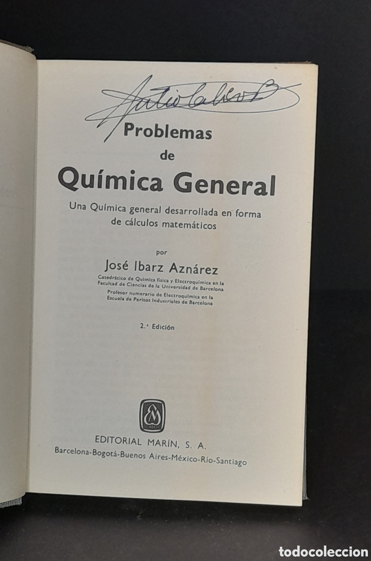 Libros de segunda mano de ciencias: Antiguo libro de qu&iacute;mica. - Foto 2