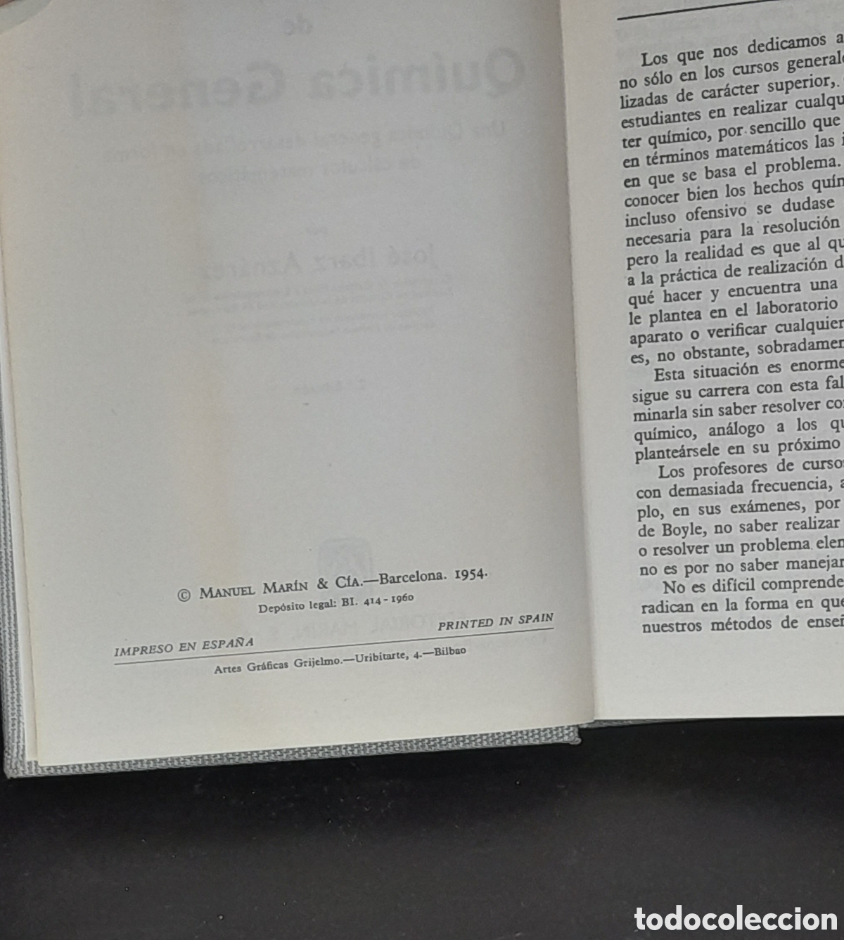 Libros de segunda mano de ciencias: Antiguo libro de qu&iacute;mica. - Foto 3