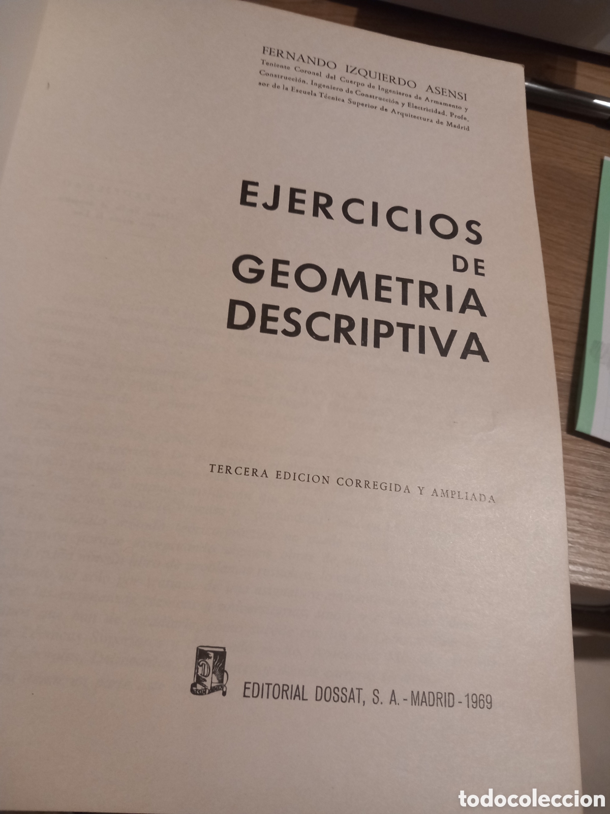 Libros de segunda mano de ciencias: Ejercicios de geometria descriptiva - Foto 2