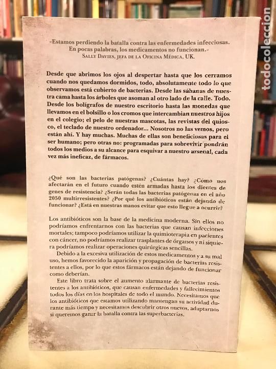Libros de segunda mano: Super-Bacterias. Jos&eacute; Ramos Vivas. - Foto 2