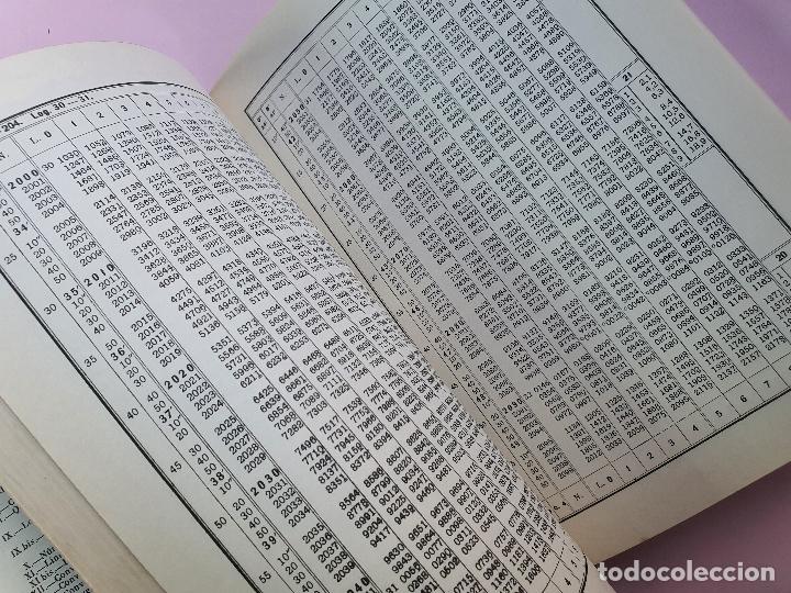 Libros de segunda mano de ciencias: LIBRO-TABLAS DE LOGARITMOS-TRIGONOMETRICAS-CALCULO DE INTERESES-EUSEBIO SANCHEZ-ED HERNANDO SA-VER F - Foto 4