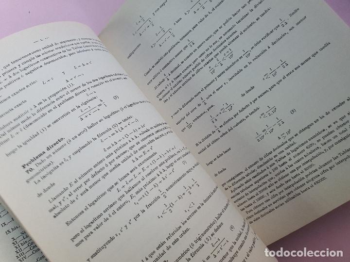 Libros de segunda mano de ciencias: LIBRO-TABLAS DE LOGARITMOS-TRIGONOMETRICAS-CALCULO DE INTERESES-EUSEBIO SANCHEZ-ED HERNANDO SA-VER F - Foto 5