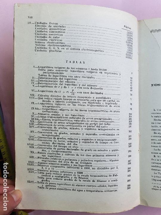 Libros de segunda mano de ciencias: LIBRO-TABLAS DE LOGARITMOS-TRIGONOMETRICAS-CALCULO DE INTERESES-EUSEBIO SANCHEZ-ED HERNANDO SA-VER F - Foto 11