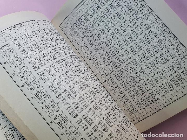 Libros de segunda mano de ciencias: LIBRO-TABLAS DE LOGARITMOS-TRIGONOMETRICAS-CALCULO DE INTERESES-EUSEBIO SANCHEZ-ED HERNANDO SA-VER F - Foto 21