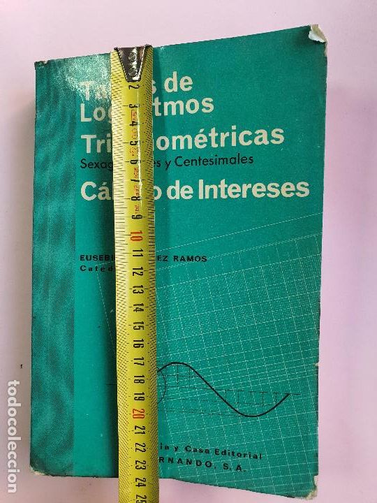 Libros de segunda mano de ciencias: LIBRO-TABLAS DE LOGARITMOS-TRIGONOMETRICAS-CALCULO DE INTERESES-EUSEBIO SANCHEZ-ED HERNANDO SA-VER F - Foto 22