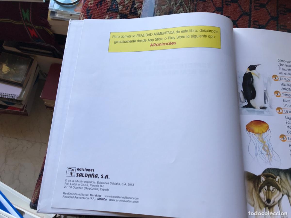 Libros de segunda mano: Animales. Realidad aumentada - Foto 5