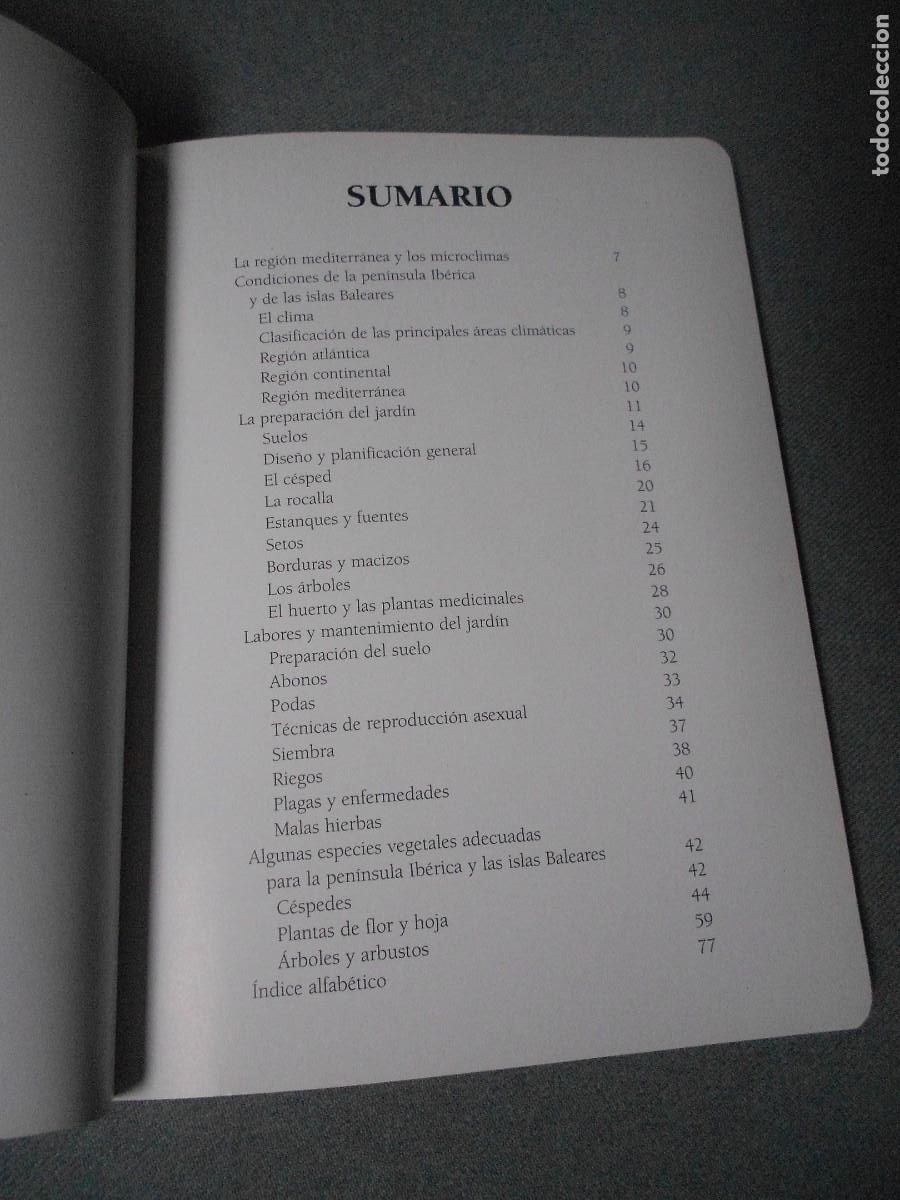 Libros de segunda mano: EL JARDIN EN EL CLIMA MEDITERRANEO - Foto 3