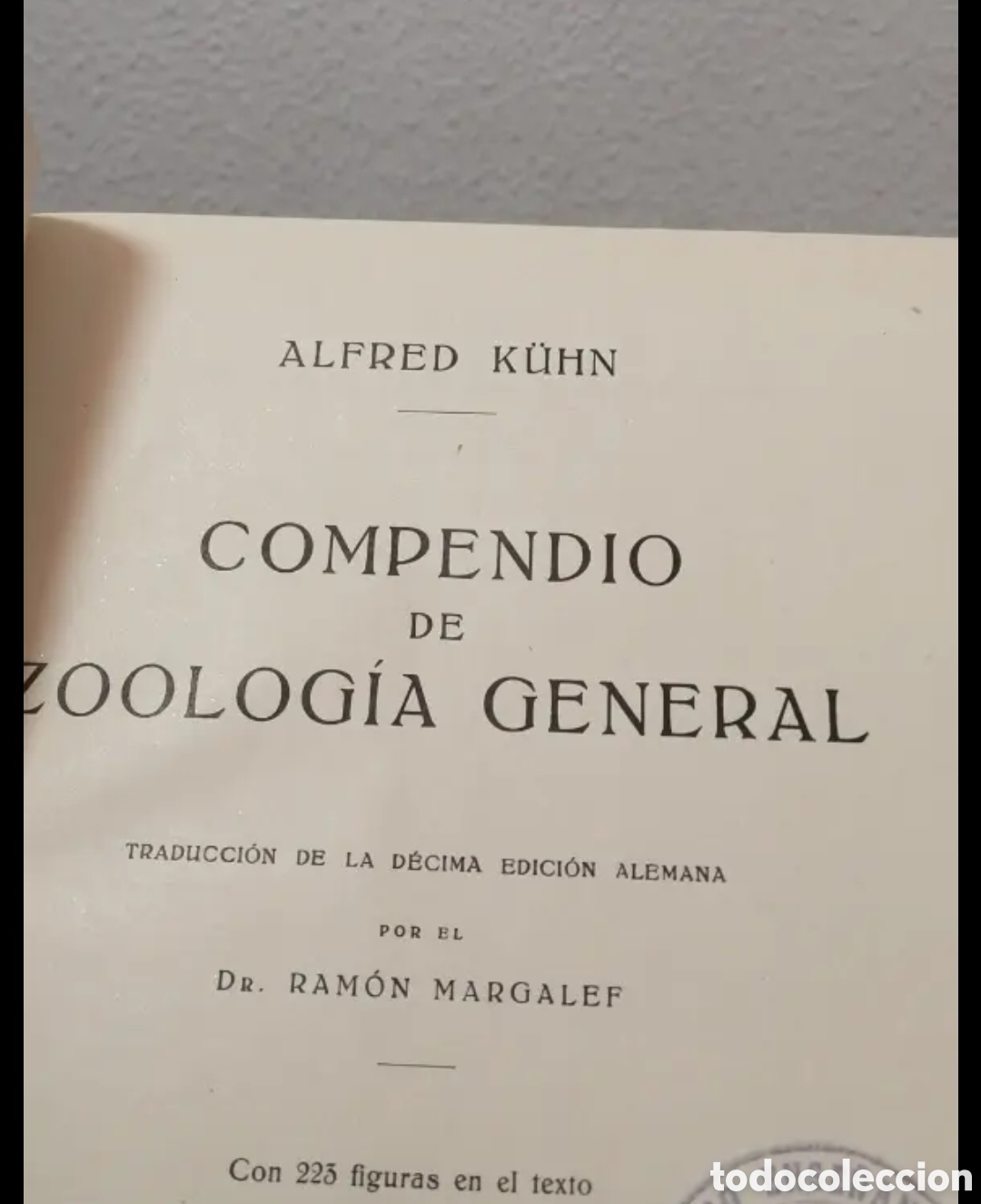 Libros de segunda mano: 1953 Zoolog&iacute;a general. Compendio - Foto 3