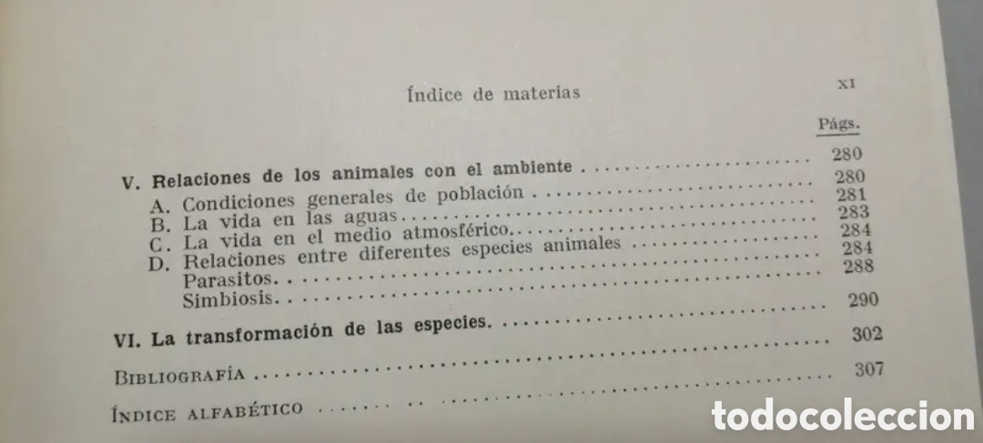 Libros de segunda mano: 1953 Zoolog&iacute;a general. Compendio - Foto 7