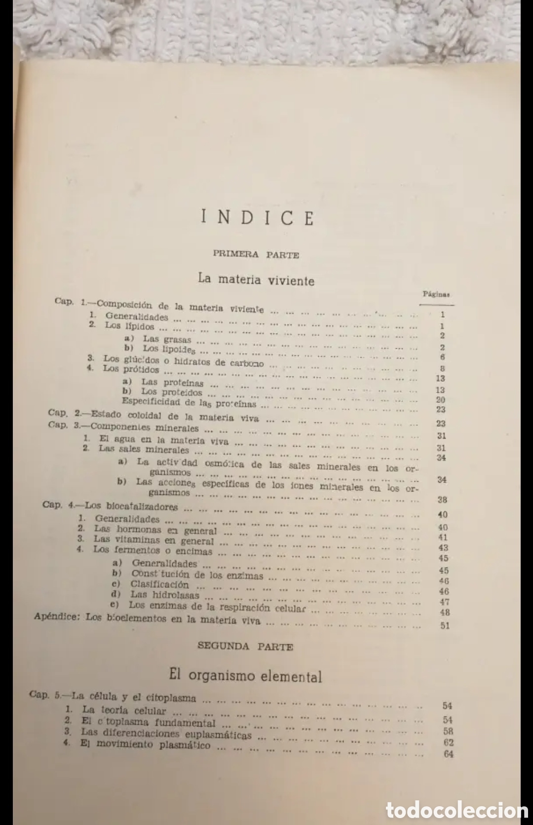 Libros de segunda mano: 1959 Biolog&iacute;a general 2 tomos - Foto 2